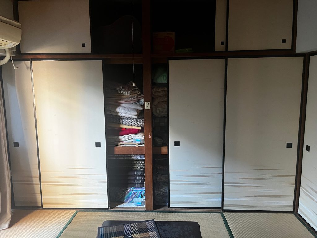 退去時の押し入れ
